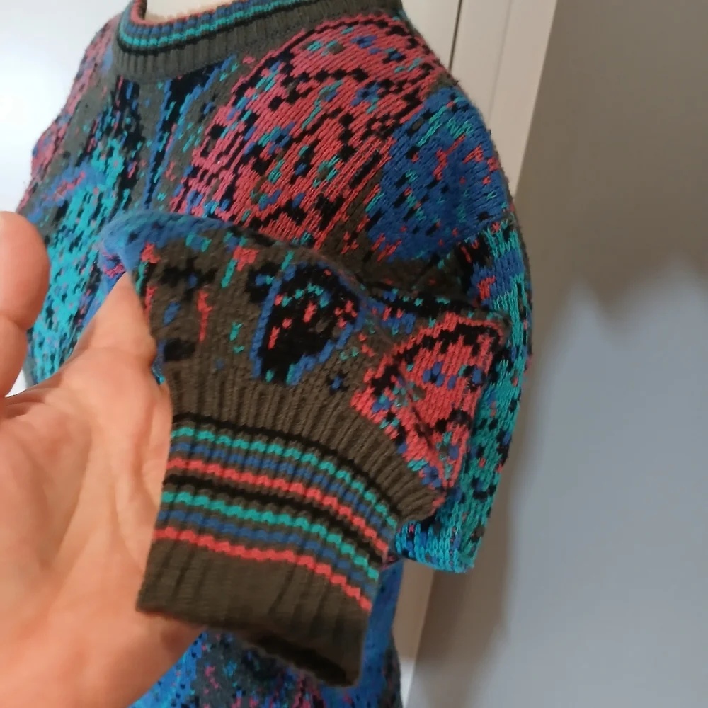 Vintage Gladys Bagley Colorful Patterned Women's Sweater / Size S